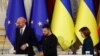 Президент Європейської ради Шарль Мішель на спільній пресконференції з президентом України Володимиром Зеленським та президенткою Молдови Маєю Санду в Києві, 21 листопада 2023 року