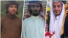 Foto tiga pembangkang Arab-Iran yang dieksekusi di penjara, di Kota Ahvaz, Iran, 28 Februari 2021. Kiri-kanan: Naser Khafajian, Jasem Heidary, dan Ali Khasraji. (VOA Persian)