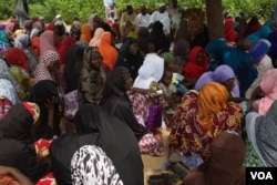 Thousands of people depend on Hajia Hawa's charity. She gives them food and clothing, Maiduguri, Nigeria, Sept. 2016. (Photo: C. Oduah)