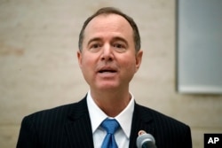 FILE - Rep. Adam Schiff, D- Calif., ranking member of the House Intelligence Committee, speaks in Philadelphia, Feb. 1, 2018.