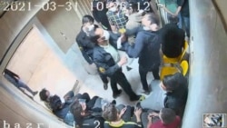 Kekerasan di penjara Evin, Teheran, Iran. (The Justice of Ali via AP)