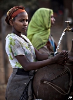 This girl in Ethiopia is among the young people worldwide that 'Girl Up' hopes to help.