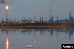 FILE - The Amuay refinery complex belongs to the Venezuelan state oil company PDVSA in Punto Fijo, Venezuela, Nov. 17, 2016.