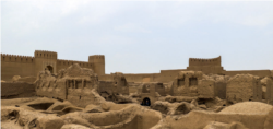دورنمای ارگ بم در استان کرمان