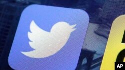 FILE - A Twitter app on an iPhone screen in New York, Oct. 18, 2018. 