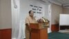 ရှမ်းပြည်ညီညွတ်ရေးကော်မတီ ဥက္ကဋ္ဌသစ် ဦးခွန်ထွန်းဦး။ 