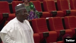 Sabon Shugaban Majalisar Dattawan Najeriya, Sanata Ahmed Lawan (Hoto: Twitter Sen. Ahmed Lawan)