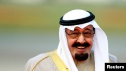 Photo d'archives: le roi Abdallah d’Arabie saoudite, 29 octobre 2007.