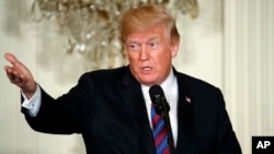 Shugaban Amurka, Donald Trump speaks 
