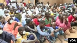 40 of the 57 men who surrendered this week are former Boko Haram fighters, in Meri, Cameroon, July 29, 2021.(Moki Edwin Kindzeka/VOA)