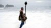 Gordon Hempton at Rialto Beach, Olympic National Park. (Copyright 2013 Christopher Malarca Photography)