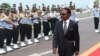 L'ancien président du Gabon Omar Bongo Ondimba lors de son 40e anniversaire au pouvoir, à Libreville, le 2 décembre 2007.