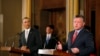 Jordan's King Abdullah speaks during a joint news conference with U.S. President Barack Obama at Al-Hummar Palace in Amman, March 22, 2013. 