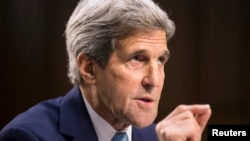 Le secrétaire d'Etat John Kerry, témoignant devant une commission du Sénat (Reuters)