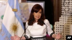 Presiden Argentina Cristina Fernandez