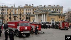 Saint-Pétersbourg, Russie, le 3 avril 2017. 