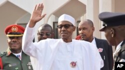 Muhammadu Buhari, Abuja, Nigeria, le 9 janvier 2017.