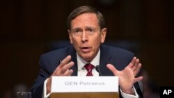 More than 120 retired U.S. military generals and admirals, including former General David Petraeus, urge Congress not to cut spending on diplomacy and foreign aid, two government functions that may be targeted in President Donald Trump's first budget proposal.
