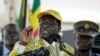 FILE - Zimbabwean President Robert Mugabe is seen addressing supporters in Harare, Zimbabwe, Dec. 4, 2014.
