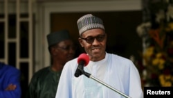 Le President du Nigeria, Muhammadu Buhari 