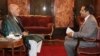 VOA's Ahmad Fawad Lami conducted an exclusive on-camera interview with President Karzai, July 14. 