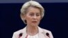 Presiden Komisi Eropa Ursula Von der Leyen berbicara di depan parlemen Eropa di Strasbourg, Prancis Rabu (15/12). 