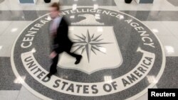 FILE - The lobby of the CIA Headquarters Building in Langley, Virginia, Aug. 14, 2008. 