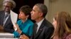 President Barack Obama talks about antibiotic-resistant bacteria as he meets with members of the his Council of Advisers on Science and Technology, March 27, 2015, at the White House in Washington.