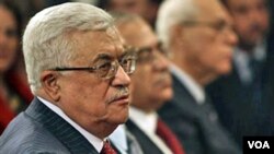 Ketua Partai Fatah Presiden Palestina Mahmoud Abbas.