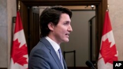 Foto Achiv: Premye Minis Kanadyen Justin Trudeau nan Ottawa, Kanada, 26 Janvye 2022. 