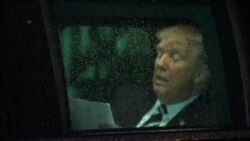 President Trump Route to Capitol Reading Speech BROLL