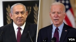 Foto kombinasi Perdana Menteri Israel Benjamin Netanyahu 