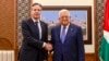 Antony Blinken i Mahmud Abbas tokom susreta na Zapadnoj obali, 10. januar 2024.