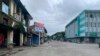 စစ်တွေမြို့တွင်း လမ်းမကြီးတခု။ (၂၃ သြဂုတ် ၂၀၂၀)