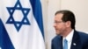 Presiden Israel Isaac Herzog menghadiri pertemuan dengan Menteri Luar Negeri AS Antony Blinken di Washington, pada 25 Oktober 2022. (Foto: Stefani Reynolds/Pool via Reuters)