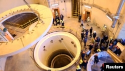 Ilustrasi reaktor nuklir air di Arak, Iran 23 Desember 2019. (Foto: Kantor Berita Asia Barat via Reuters)