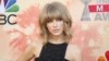 Singer Taylor Swift poses at the 2015 iHeartRadio Music Awards.