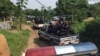 La police dans les rues de Brazzaville, Congo, le 11 mai 2018. (VOA/Arsène Séverin)