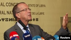 Martin Kobler à Tripoli le 22 novembre 2015.
