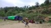 ချင်းပြည်နယ် မင်းတပ်မြို့က စစ်ဘေးရှောင်တချို့။ (ဓာတ်ပုံ - CJ)