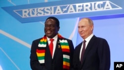  VaEmmerson Mnangagwa naVaVladimir Putin 