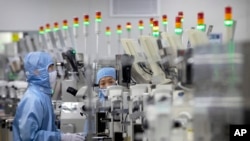 Industri semikonduktor di Beijing, China (foto: ilustrasi). Industri pembuatan chip adalah salah satu sektor yang memiliki kinerja baik di tengah pelemahan ekonomi. 