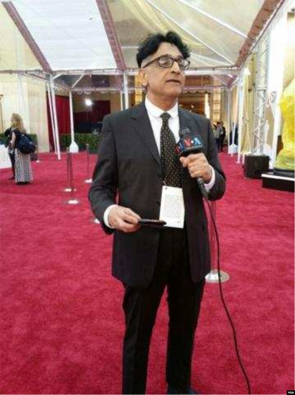 La VOA couvre la cérémonie de remise des Oscars à Hollywood, Los Angeles, Californie, le 22 février 2015.