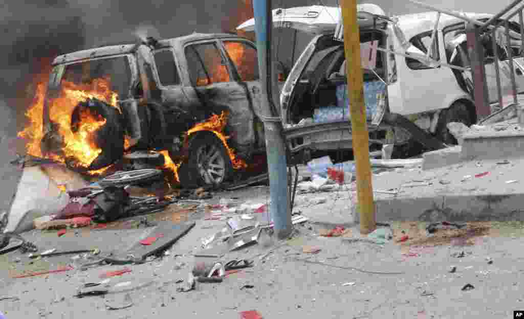 Harin kunar bakin wake da aka kai a birnin Mogadishu, ranar Lahadi 30 ga watan Yuli na shekarar 2017