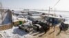 Based near Bekaa’s biggest city of Zahle in Qobelias, this camp is home to 120 refugees. (John Owens/VOA News)