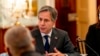 FILE - Secretary of State Antony Blinken speaks during a meeting at the State Department in Washington, Oct. 13, 2021. 