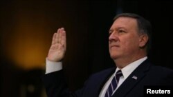 Mike Pompeo, le nouveau directeur de la CIA, le 23 janvier 2017. 
