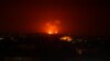 Serangan udara Israel di Kota Gaza, Senin pagi, 24 Februari 2020. 