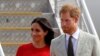 Le Prince Harry et son épouse Meghan Markle à Tonga le 25 octobre 2018.