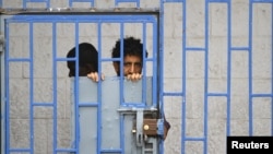 Mgonjwa wa kiakili kwenye kituo cha afya nchini Yemen kwenye picha ya maktaba 